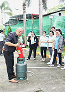 อบรมพนักงานดับเพลิงเบื้องต้น