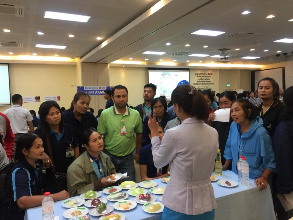 บรรยากาศตรวจสุขภาพพนักงานและพันธมิตรคู่ค้าของ SCG