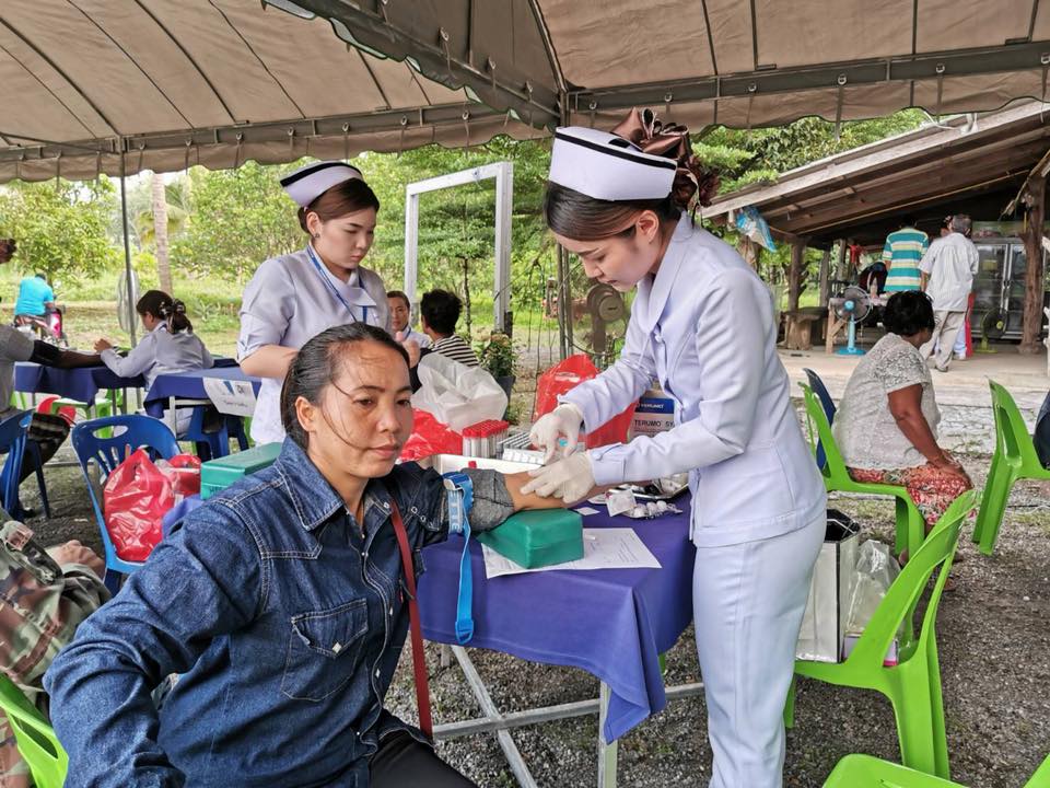 ตรวจสุขภาพชุมชนโรงงานปูนทุ่งสง